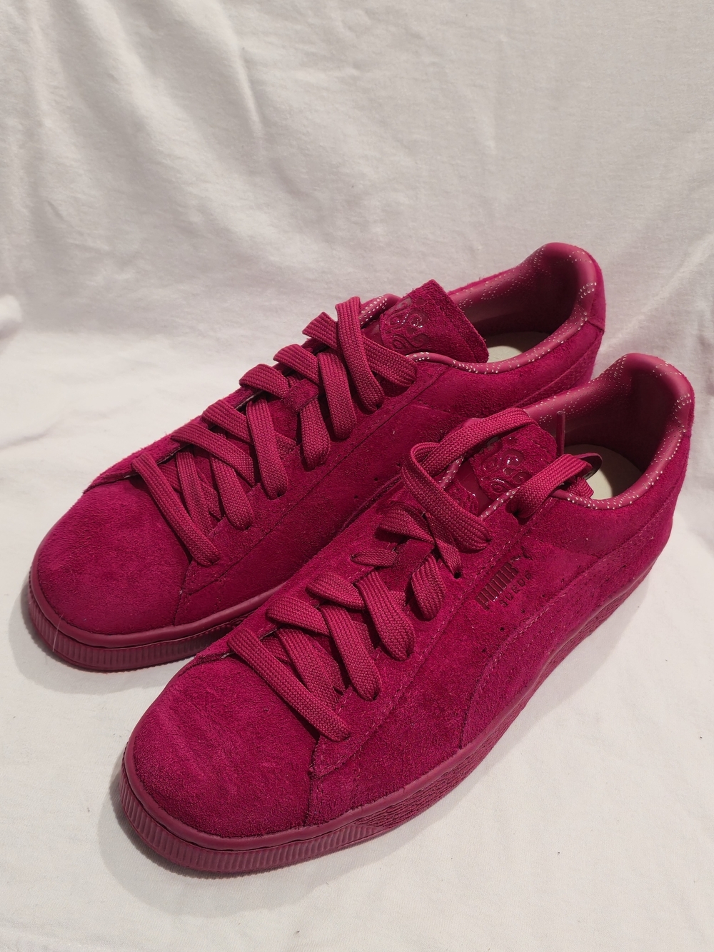 Puma Suede Classic Sneakers - Fuchsia Pink 10.5 Women, Men-9